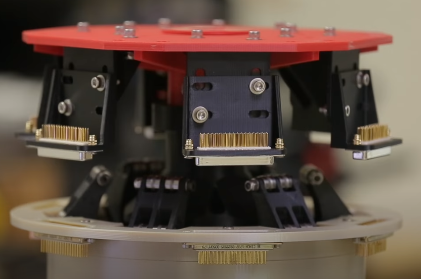 Prototype CIRAS robotic docking and interconnect mechanism